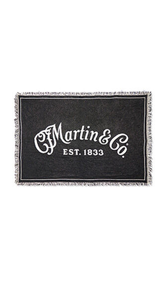 Martin Script Logo Woven Blanket