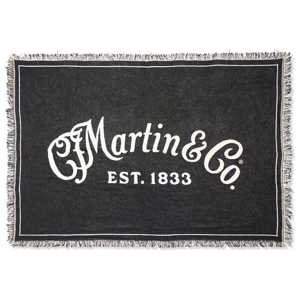 Martin Script Logo Woven Blanket image number 1